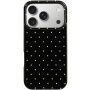 Etui ochronne w kropki do iPhone 17 Pro / 18 Pro - czarny