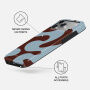 Burga Tough etui ze wzorem i MagSafe do iPhone 17 Pro / 18 Pro - Core