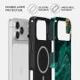 Etui Burga Tough ze wzorem i MagSafe do iPhone 17 Pro / 18 Pro - Emerald Pool
