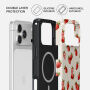 Etui Burga Tough ze wzorem i MagSafe do iPhone 17 Pro / 18 Pro - Freshly Picked