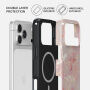 Burga Tough etui ze wzorem i MagSafe do iPhone 17 Pro / 18 Pro - Golden Coral