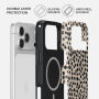 Etui Burga Tough ze wzorem i MagSafe do iPhone 17 Pro Max / 18 Pro Max - Almond Latte