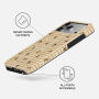 Etui Burga Tough ze wzorem i MagSafe do iPhone 17 Pro Max / 18 Pro Max - Honeycomb