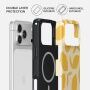 Burga Tough etui ze wzorem i MagSafe do iPhone 17 Pro Max / 18 Pro Max - Lemon Tart