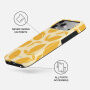 Burga Tough etui ze wzorem i MagSafe do iPhone 17 Pro Max / 18 Pro Max - Lemon Tart