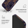 Etui Burga Tough ze wzorem i MagSafe do iPhone 17 Pro Max / 18 Pro Max - Velvet Night