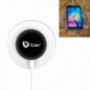 Bezprzewodowa ładowarka / podkładka ładująca Qi z LED podświetleniem dla Apple iPhone - czarna