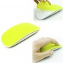 Miękkie etui silikonowe dla Apple Magic Mouse - neonowy żółty