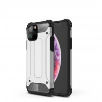 Trwałe Armor etui do iPhone 11 Pro Max - srebrne