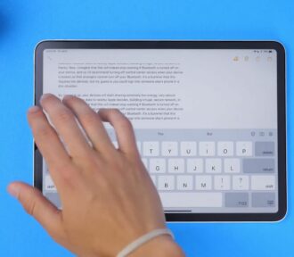 Chcesz pracować wielozadaniowo na iPadzie jak profesjonalista? Zobacz, jakich gestów używać!