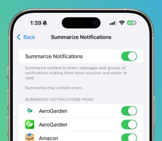Apple usuwa funkcję inteligentnego podsumowania powiadomień za pośrednictwem Apple Intelligence w niektórych aplikacjach z&nbsp;iOS 18.3!
